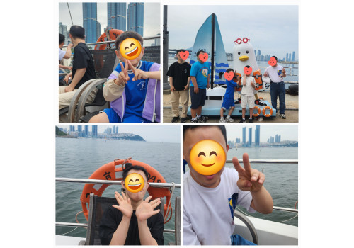 요트를 타고 해운대 앞바다로~~